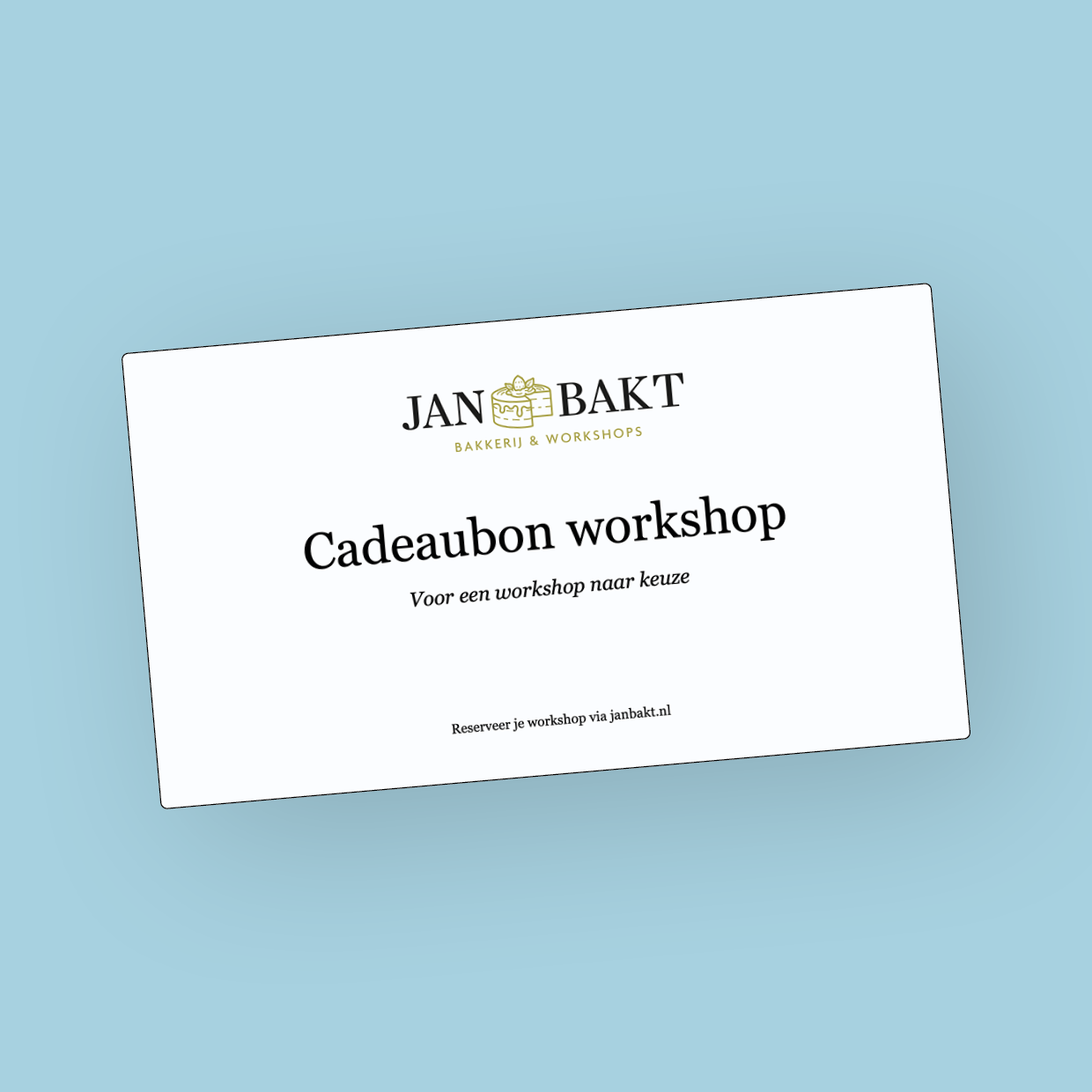 Digitale cadeaubon workshop